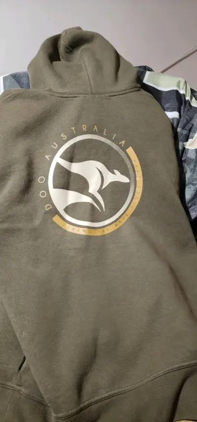 Polerón gris Doo Australia con capucha - miniatura 2