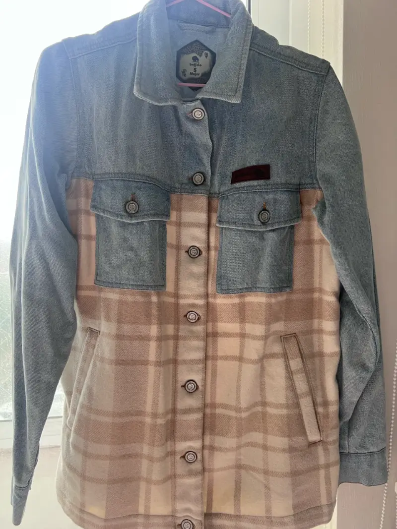 Chaqueta de mezclilla y lana Buffalo mujer - 1