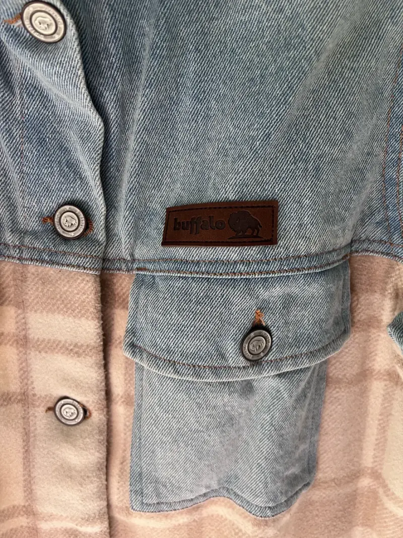 Chaqueta de mezclilla y lana Buffalo mujer - 2