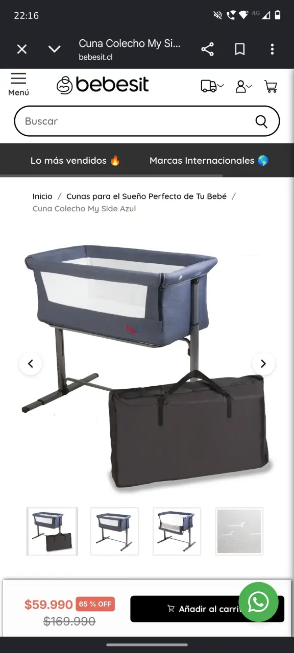 Cuna colecho Bebesit - 2