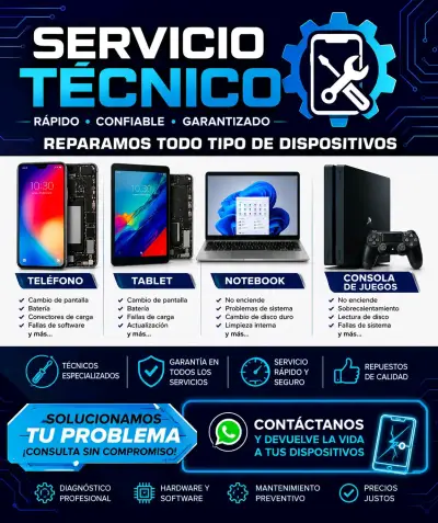 Servicio Técnico de Dispositivos Electrónicos - miniatura 1