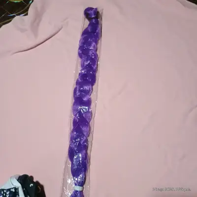 Disfraz de Rumi con trenza morada - miniatura 4