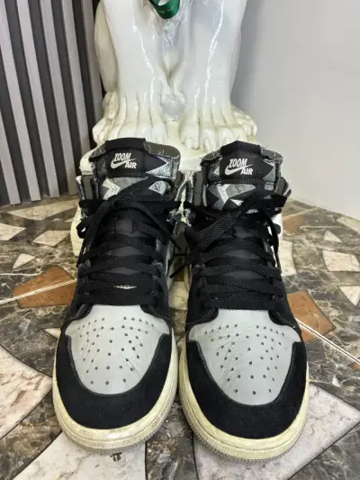 Zapatillas Nike Air Jordan Zoom Air negras y grises - miniatura 2