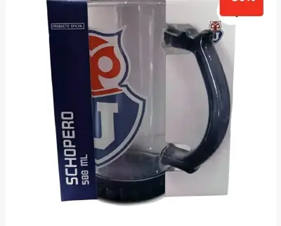Vaso schoperero Universidad de Chile 500 ml - miniatura 2