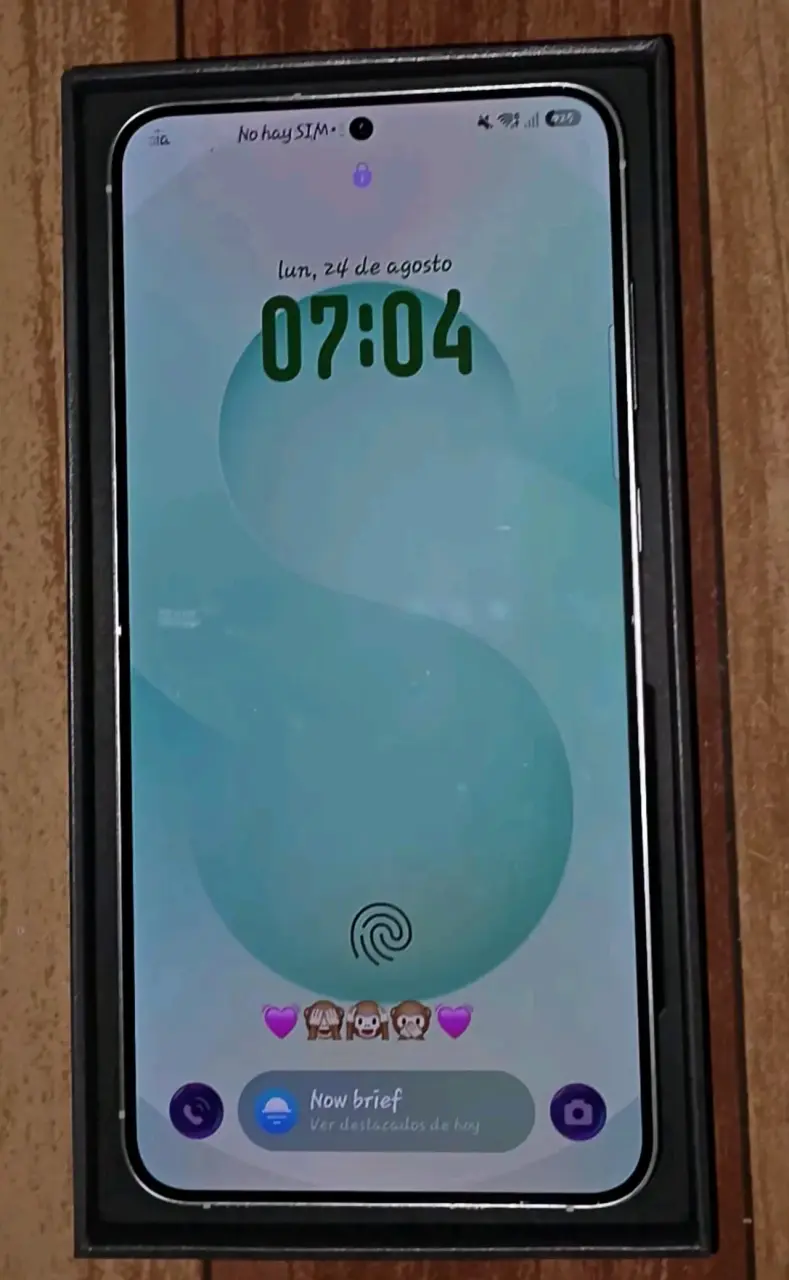 Smartphone Samsung Galaxy S25+ con caja - 3