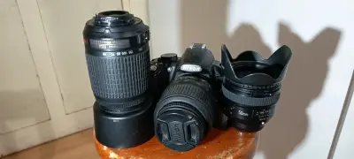 Cámara Réflex Nikon D3100 con Lentes y Bolso - miniatura 2