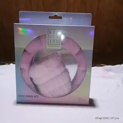 Set de Diadema y Muñequeras Beauty 100 Rosado - miniatura 2