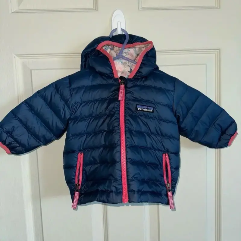 Chaqueta pluma Patagonia niña Down Sweater Hoody - 1