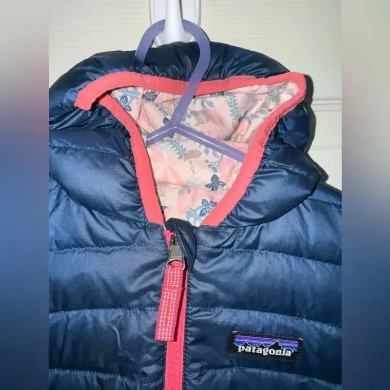 Chaqueta pluma Patagonia niña Down Sweater Hoody - 2