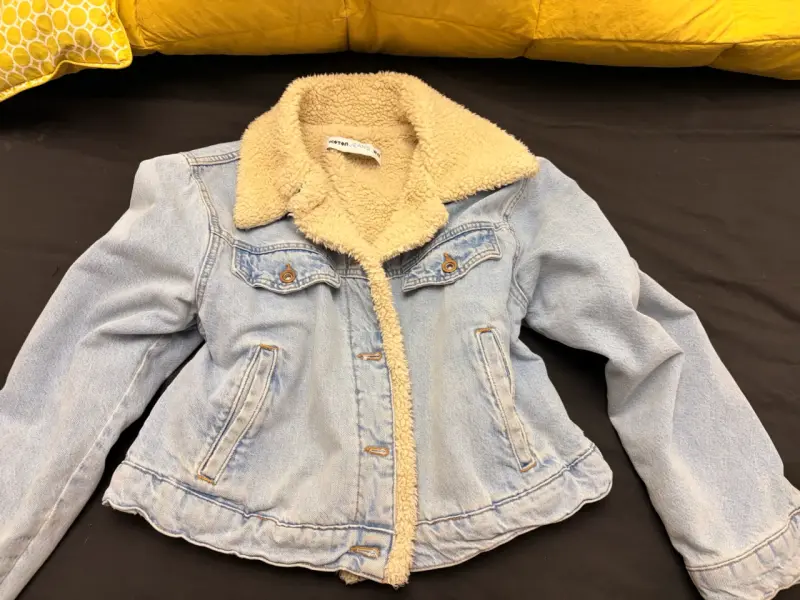 Chaqueta de mezclilla con forro de borrego - 2