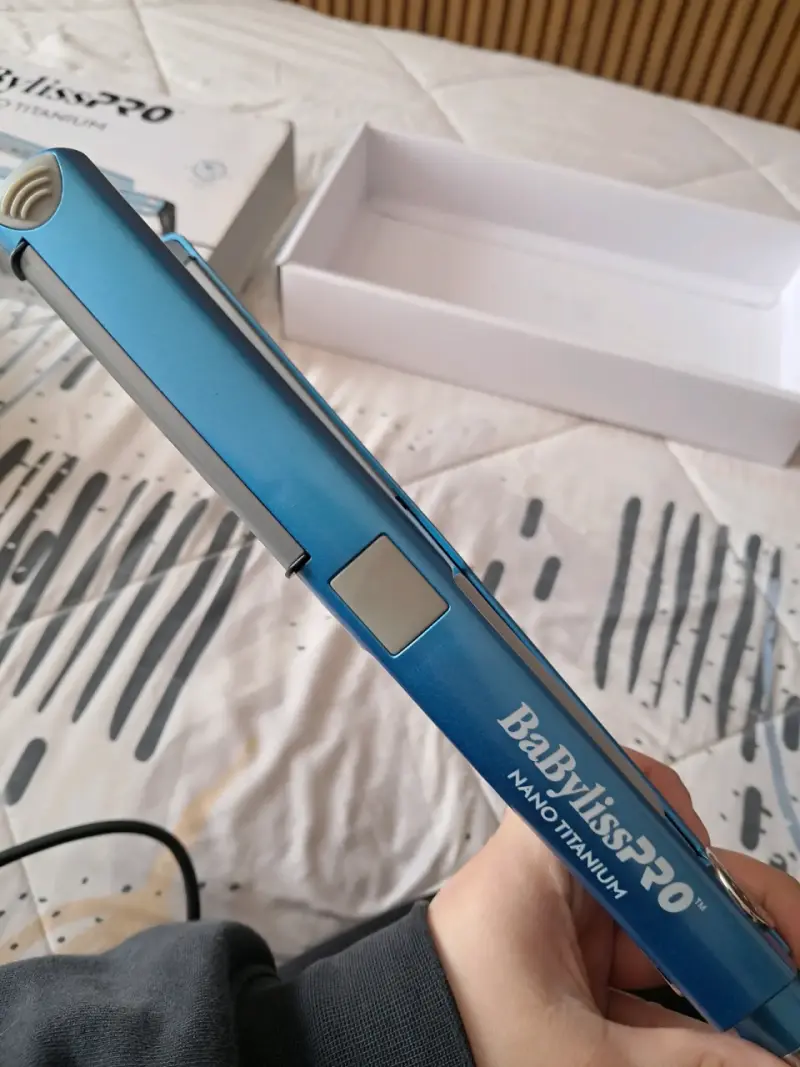 Plancha de Pelo Babyliss Pro Nano Titanium Azul - 4