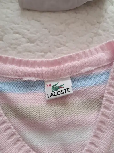 Suéter Lacoste a rayas pastel para mujer - miniatura 2