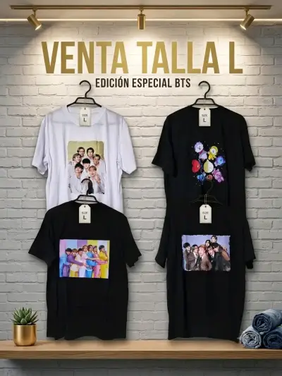 Pack de Llaveros y Poleras BTS Edición Limitada - miniatura 4