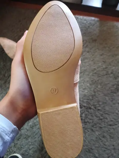 Botas altas de gamuza beige para mujer - miniatura 2