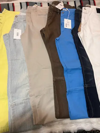 Lote de pantalones de colores variados para mujer - miniatura 3