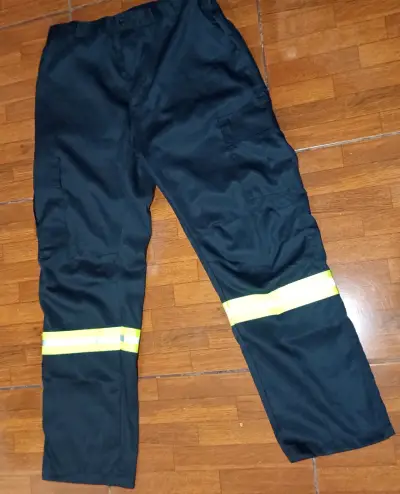 Pantalones de trabajo reflectantes negros - miniatura 1
