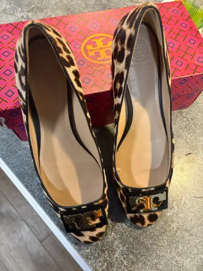 Zapatos de tacón bajo animal print Tory Burch - miniatura 1