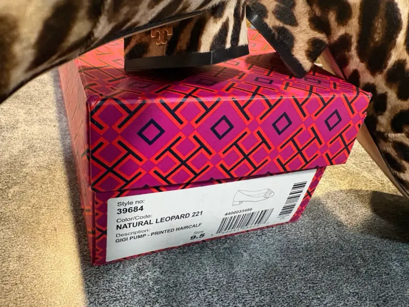 Zapatos de tacón bajo animal print Tory Burch - 2