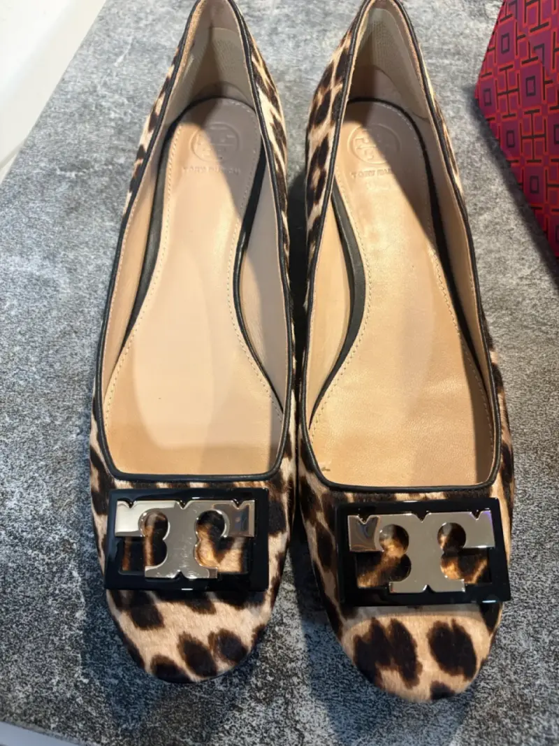 Zapatos de tacón bajo animal print Tory Burch - 3