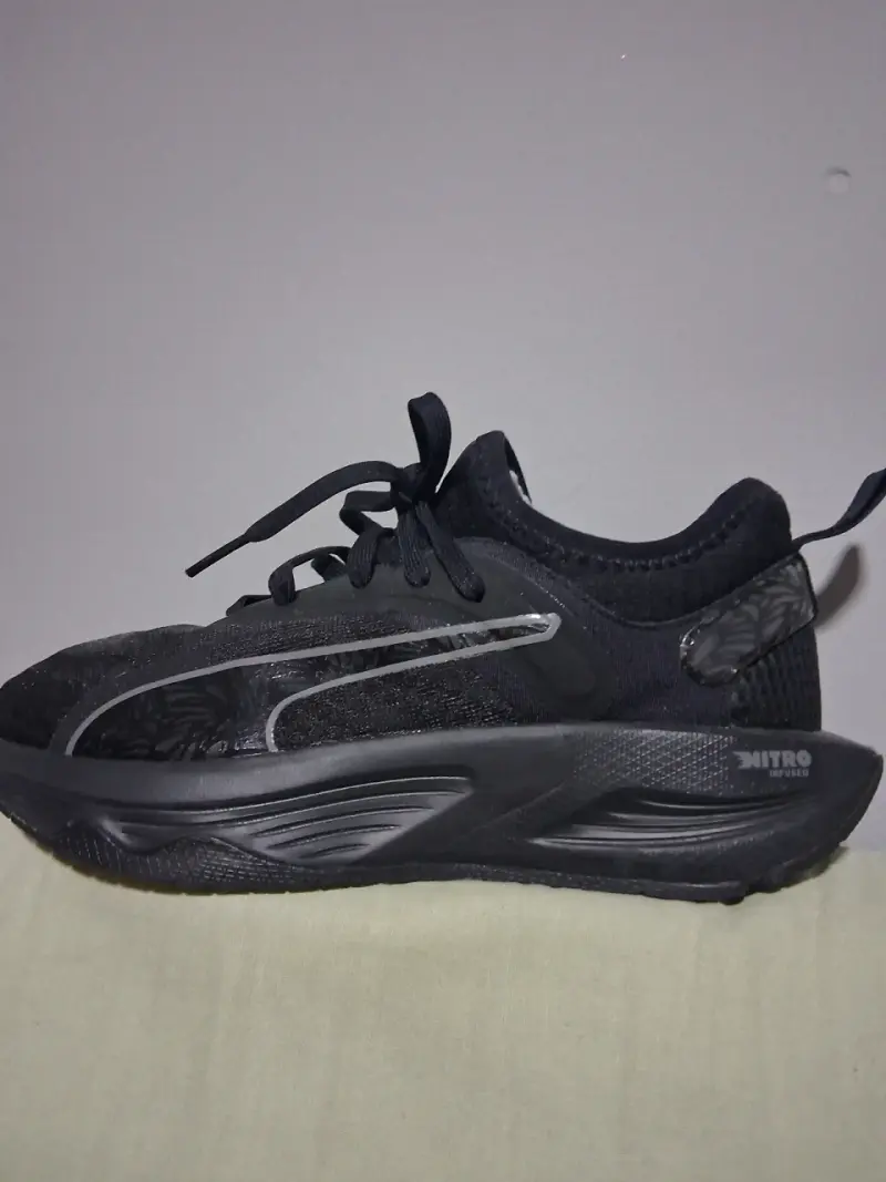 Zapatillas Running Mujer Puma Nitro Negras - 1