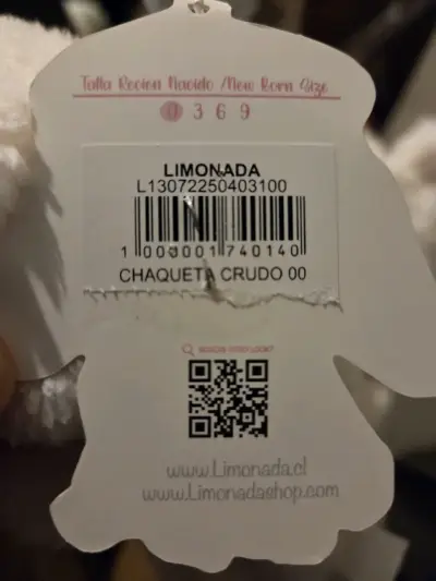 Chaqueta de bebé con capucha Limonada color crudo - miniatura 4
