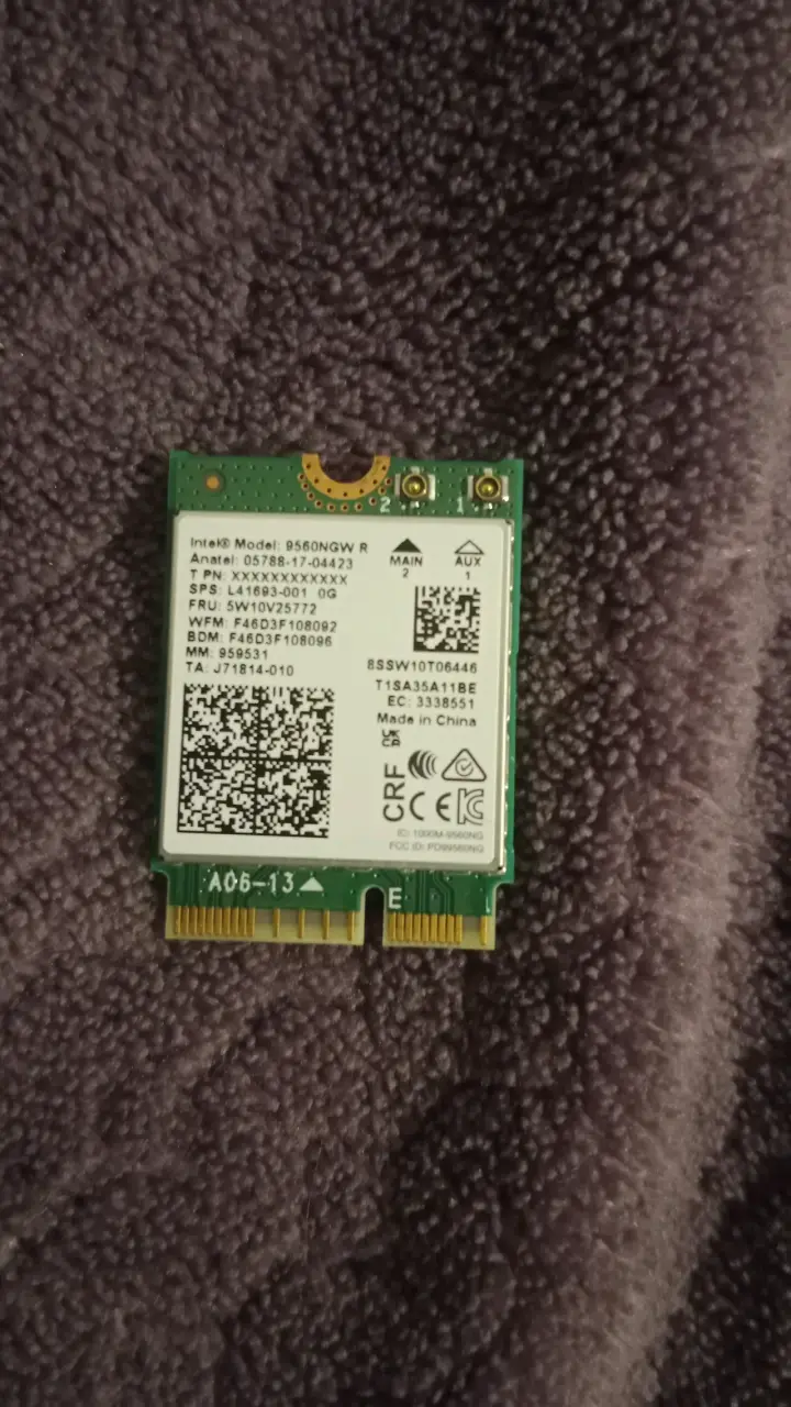 Tarjeta de red Intel Wireless-AC 8260NGW - 2