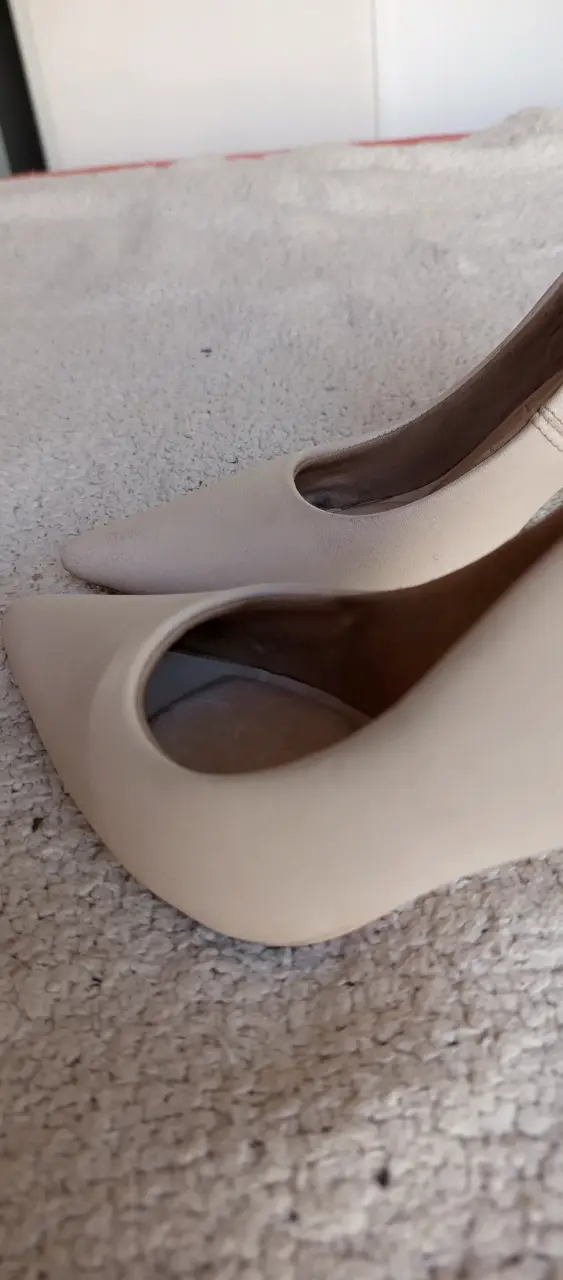 Zapatos de tacón beige - 3