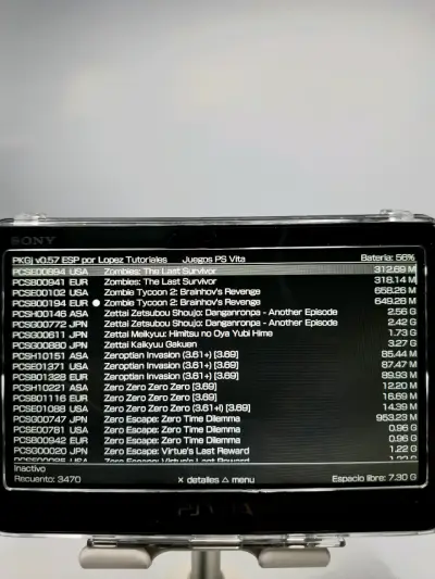 PS Vita PCH-2000 – Slim + Desbloqueada 59 GB - miniatura 4