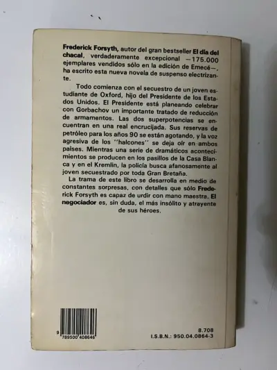Libro 'El Negociador' de Frederick Forsyth - miniatura 3