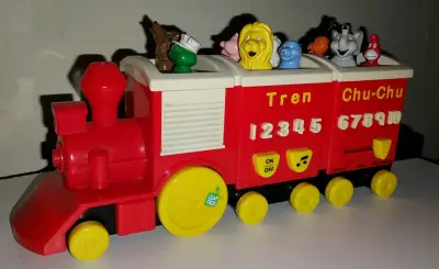 Tren chu-chu de juguete con animales - miniatura 2