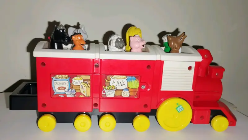 Tren chu-chu de juguete con animales - 3