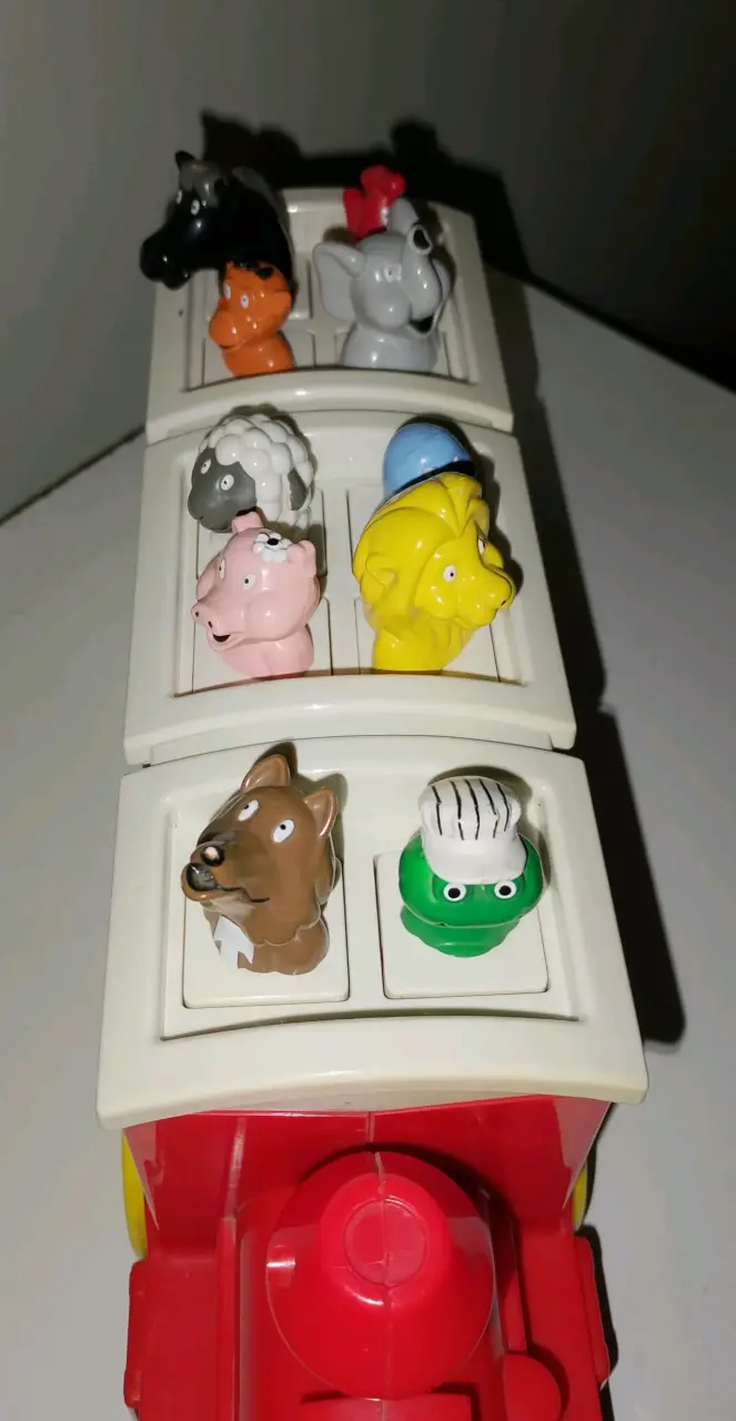 Tren chu-chu de juguete con animales - 6
