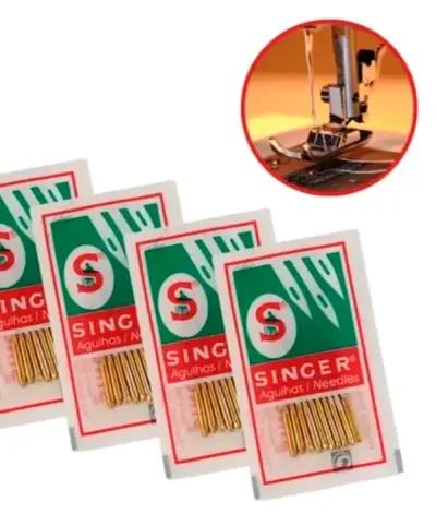 Agujas para máquina de coser Singer 10 unidades - miniatura 1
