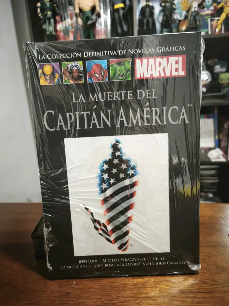 Novela gráfica la muerte del capitán america