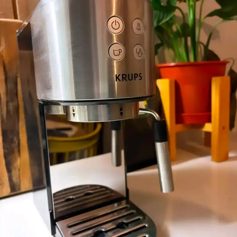 Cafetera espresso Krups de acero inoxidable - 2