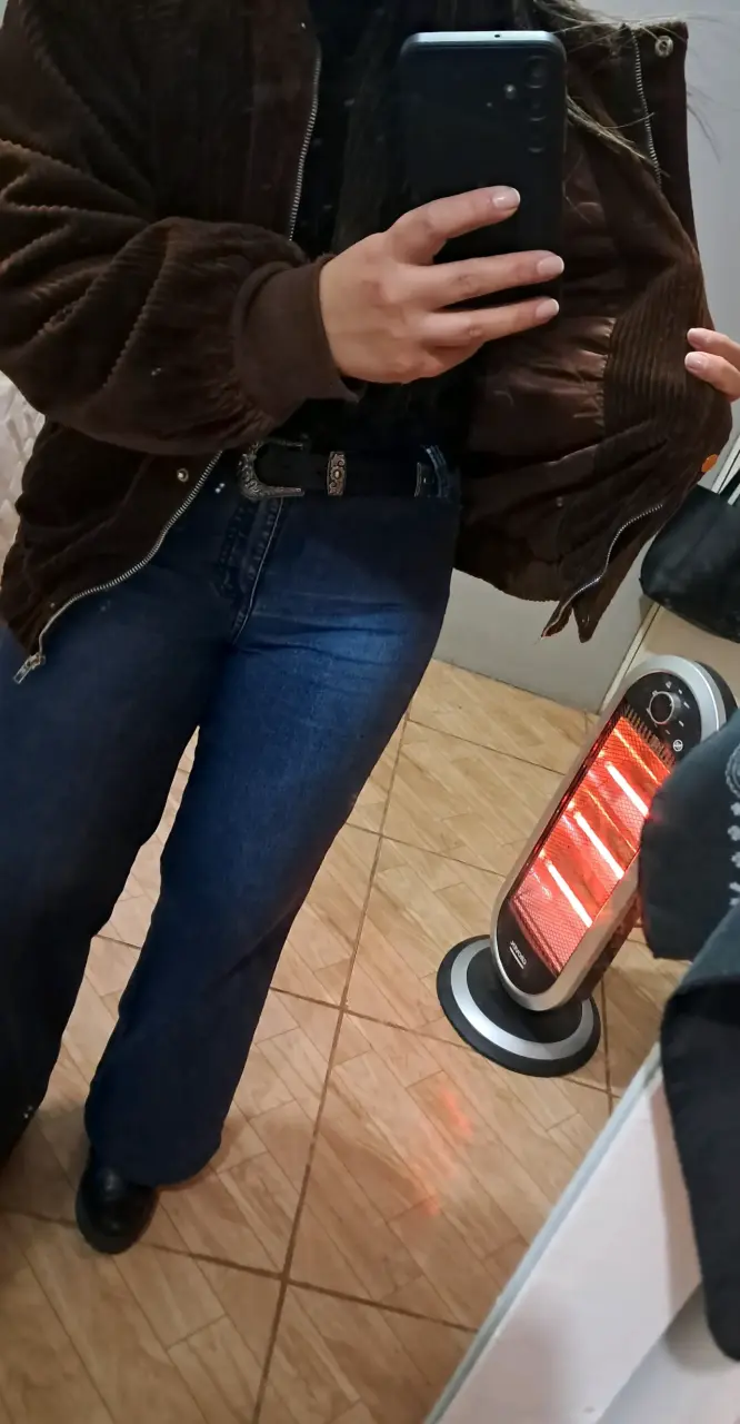 Chaqueta marrón cotele - 4