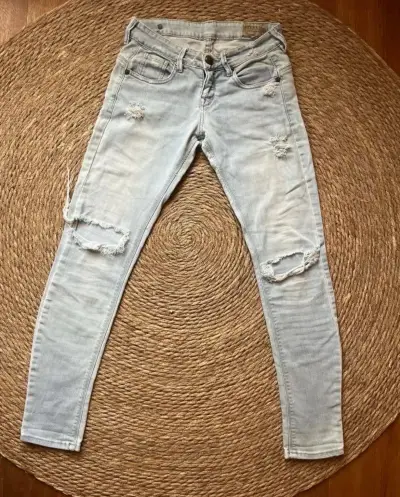 Jeans claros mujer Tennis Super Slim - miniatura 1