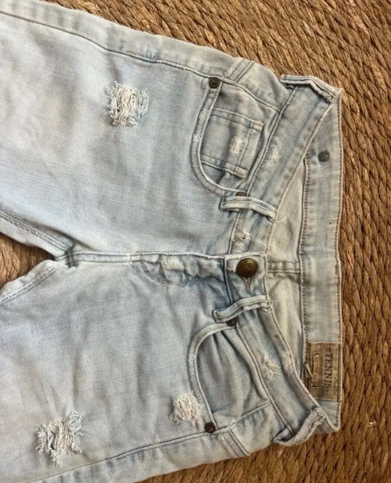 Jeans claros mujer Tennis Super Slim - 2