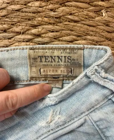 Jeans claros mujer Tennis Super Slim - miniatura 3