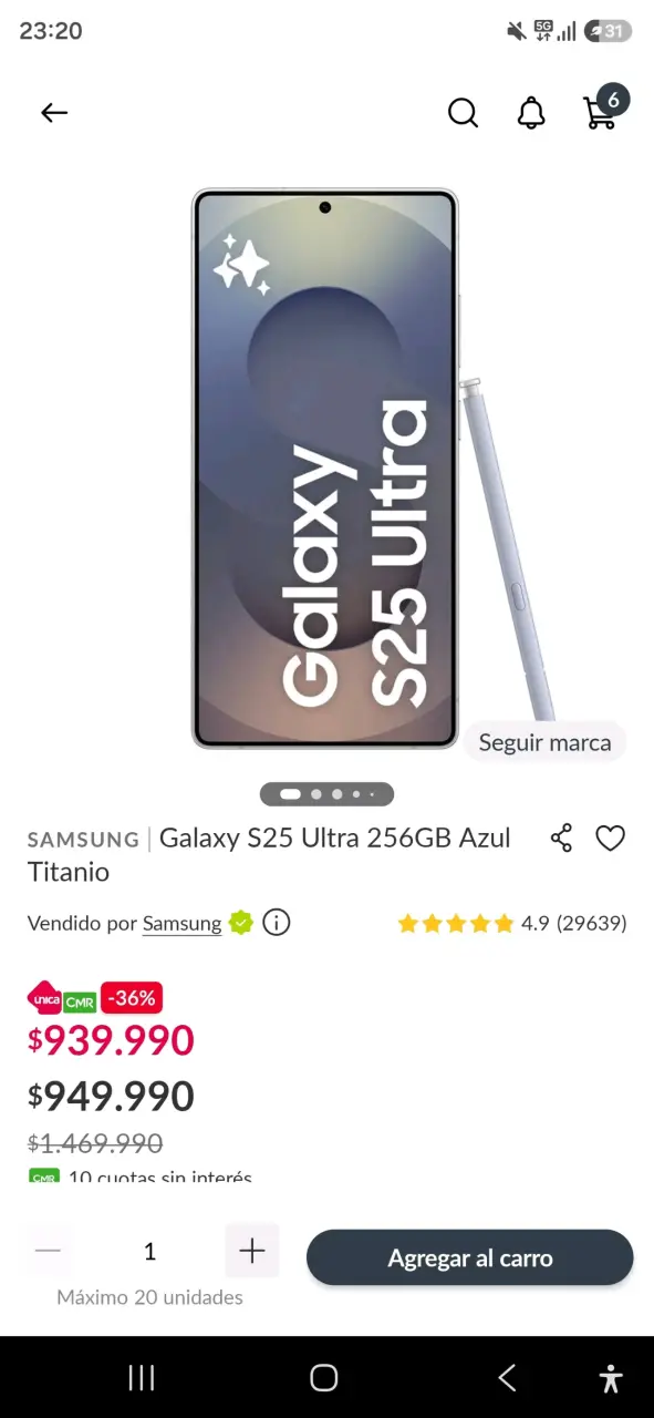Samsung Galaxy S25 Ultra 256GB Azul Titánio - 2