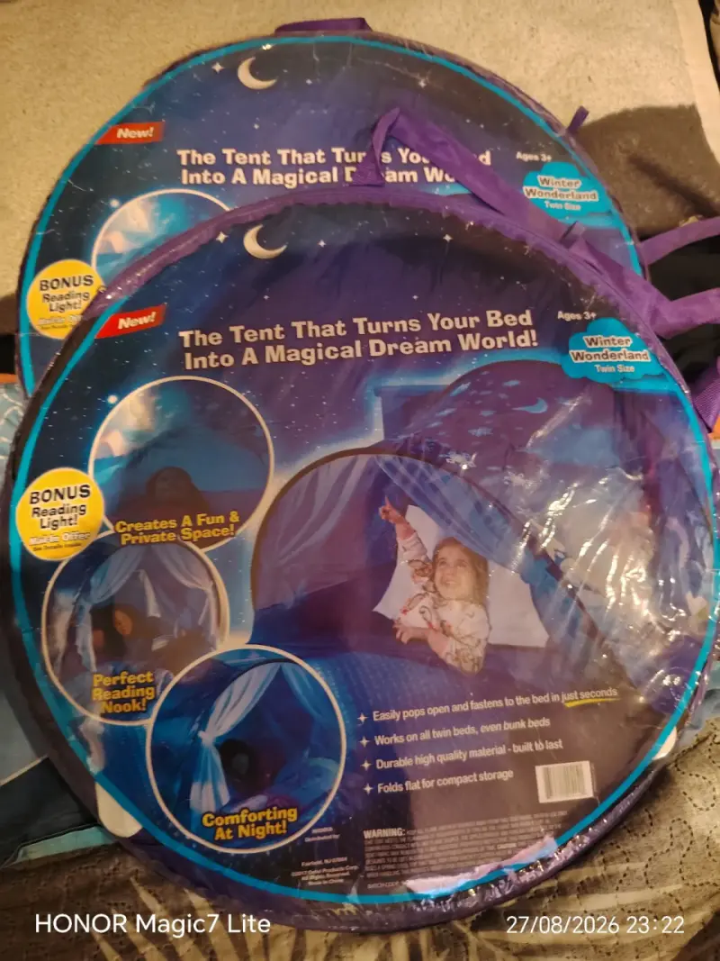 Tienda de cama mágica para niños Winter Wonderland