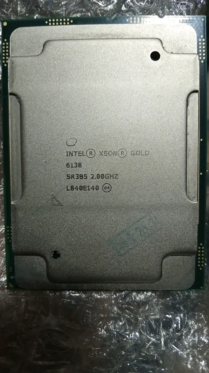 Procesador Intel Xeon Gold 6138 2.00GHz 20 nucleos