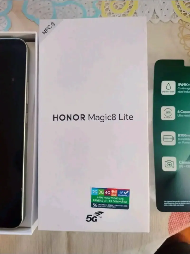 Smartphone Honor Magic8 Lite 5G con NFC - 1
