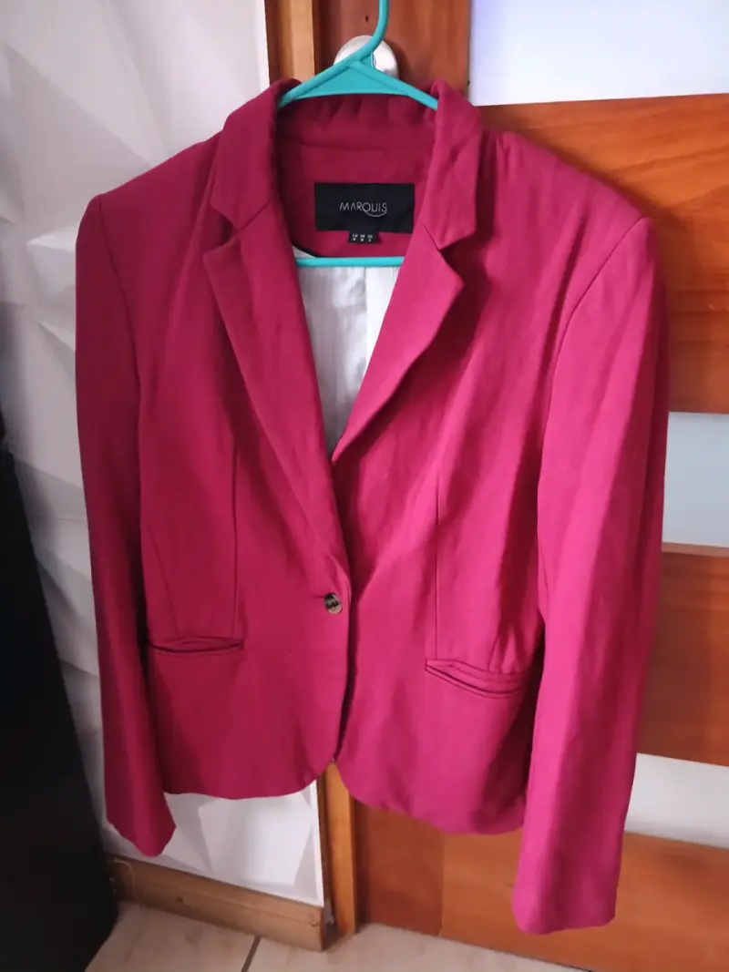 Blazer rojo mujer Marquis elegante - 1
