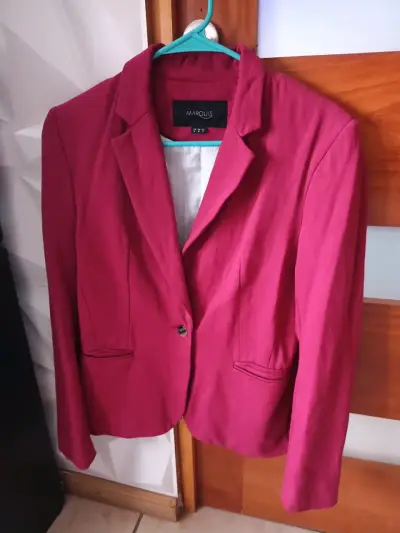 Blazer rojo mujer Marquis elegante - miniatura 1