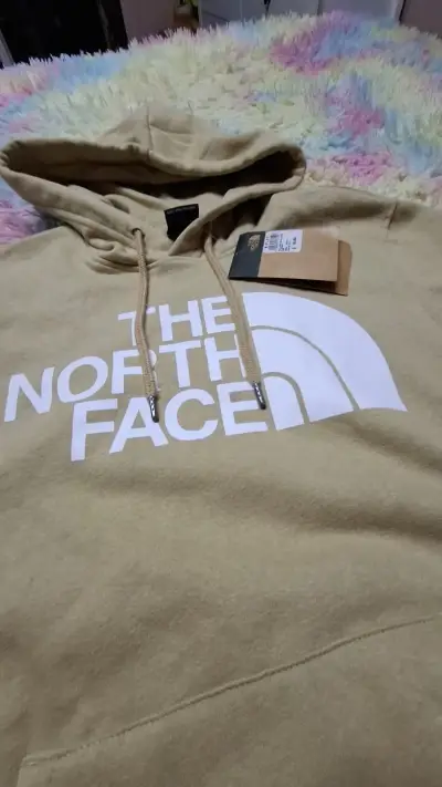 Polerón beige The North Face con capucha - miniatura 1
