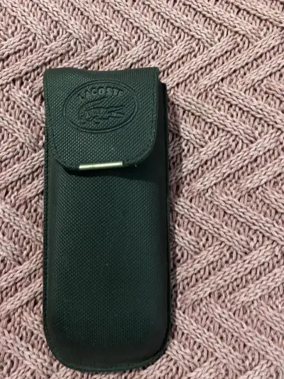 Gafas de sol con estuche Lacoste azul espejo - miniatura 2