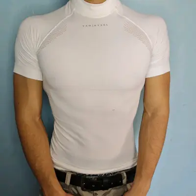 Polera deportiva blanca Van Rysel para hombre - miniatura 2