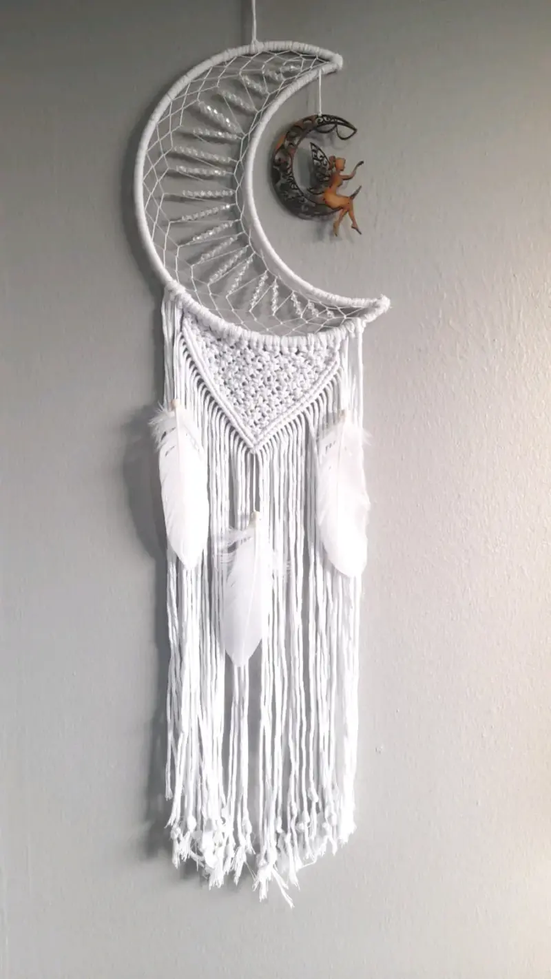 Decoración de pared macramé árbol de la vida - 2