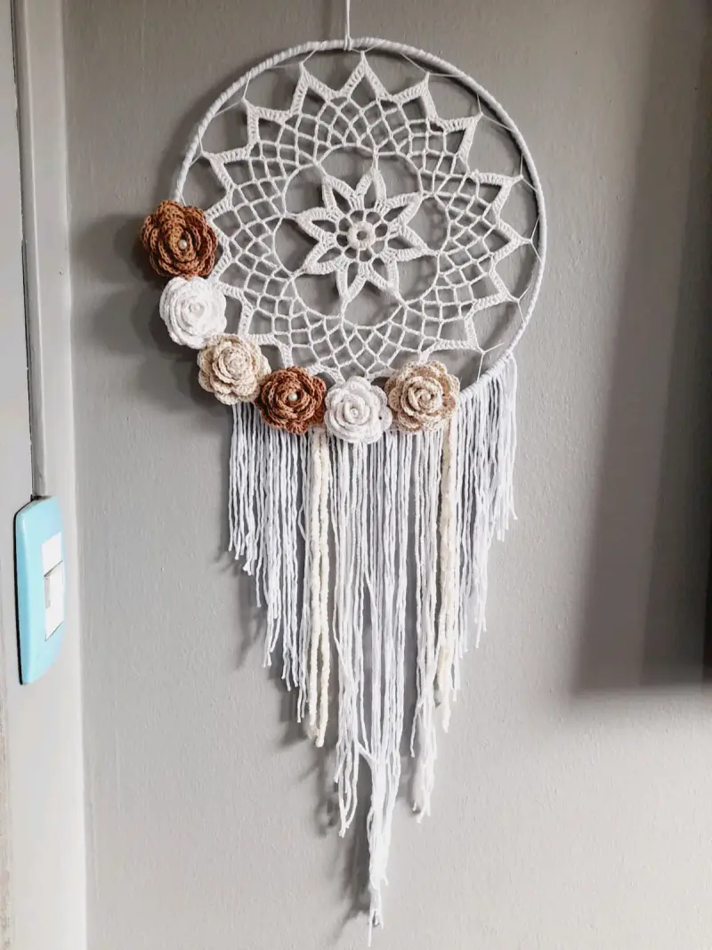 Decoración de pared macramé árbol de la vida - 4